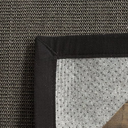 Safavieh Natural Fiber Collection NF441D Border Sisal Runner Charcoal Charcoal 2'6 x 6' Safavieh Natural Fiber Collection NF441D Border Sisal Runner Charcoal Charcoal 2'6 x 6'